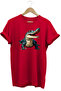 Crocodile Printed 100% Cotton Regular Fit T-Shirt