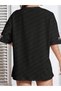 Vintage V-Neck 07 Ribbon Printed Oversize T-Shirt - 2