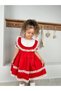 Baby Girl Dress Girls' Dress Birthday Party Wedding Dress Lace Short Sleeve Lined Dress - 3