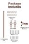 Antique Roman Window Covering Curtains Rod Blinds Pipe Extendable Sunshades Pole Drapery - 6