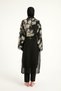 Black Full Length Kimono – Hijab Beach Outerwear Pareo Kaftan P2509 - 8