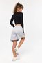 High Waist Knee Length Loose Fit Oversize Baggy Plus Size Oversize Bermuda Shorts Black Gray - 7