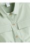 Green Short Sleeve Girls' Shirt and Shorts - 3