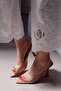 Sophistica Women's Pointed-Toe Strap Detail Heeled Slipper Sandals - 3