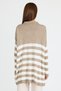 Light Mink Polo Neck Striped Tunic 5340 - 5