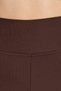 Coffee Ribbed Biker Shorts Leggings 3005 - 4