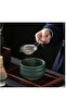 7-Piece Traditional Tea Set with Ceramic Bowl, Bamboo Whisk, Filter, Scoop - 3