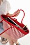 Women's Straw Bag Hand Braided Jute Straw Shoulder Beach Bag