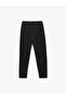 Slim Fit Trousers with Lace-Up Waist and Folded Legs Relaxed Cut Pocket Detail - 4