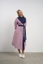 Women's Plus Size Striped Belted Shirt Dress (44-50) |   25165 - 5