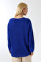 Women's Oversize V-Neck Knitwear Sweater - 8