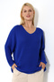 Women's Oversize V-Neck Knitwear Sweater
