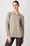 Women's Polo Neck Blouse Mink - 2
