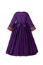 D' Daniela - Purple Majesty Abaya Dress - Dark Purple - 3