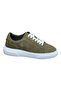 Khaki Nubuck Men's Sneakers-Khaki Leather Sneakers - 6