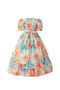 D' Daniela - Flowered Grace Abaya Dress - Multicolor - 3