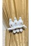 Curtain Rail Curtain Accessory Polyester Casting Premium Lever Curtain Holder 1Pcs