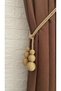 Curtain Accessory Curtain Bracol Layer by Layer Rope-Wrapped Curtain Tie 1Pcs Attached to Corner - 2