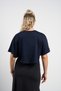 Women's Crop Short Sleeve Summer T-Shirt 36-42 |   25191 - 4