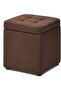 FFD Ottoman Storage Foot Stool - Multifunction Bench Seat With Footrest and Toy Box - Shoe Ch - 5