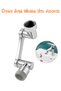 Sink Faucet Head 180 °   Flexible Water Saving Chrome Kitchen Faucet Adapter Faucet with Swivel Aerator