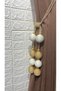 Curtain Accessory Curtain Collection Arm with 8 Balls Beaded Luxury Accessory 1 Piece Corner Installation