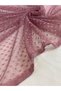 Dusty Rose Polka Dot Tulle Fabric - 4