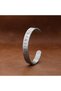Adjustable Norse Mythology Runic Alphabet Tarnish&Rust Free 316L Steel Bracelet - 2