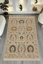 Mosso Beige Traditional Patterned Woven Base Vintage Decorative Carpet Mosso110 - 2