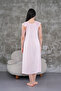 Women's Powder Lace Summer Special Design 100% Cotton Maternity Nightgown - 5