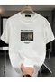 Unisex Ezimperio Printed Oversize Crew Neck T-Shirt - 2
