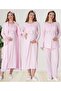 Women's Four Piece Long Sleeve Maternity Maternity Set 80% Cotton, 20% Viscose