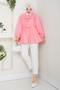 Women's Drawstring Tie Detailed Shirt - 2