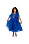 Dragonfly dress with sequins Royal Blue