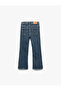 Cotton Spanish Leg Slim Fit Denim Trousers - 2