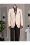 Italian Style Slim Fit Bag Pocket Men's Jacket Beige T13740