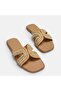 Large Size Women's Wicket Slippers 41-42-43-44-Beige - 2