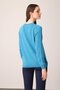 Women's Crew Neck Classic Cashmere Sweater K.Blue - 3