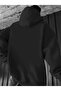 Blauer Usa Printed Hooded Pocket Cotton Black Sweatshirt - 2