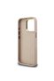 iPhone 15 Pro Max Compatible Case Licensed Triangle Logo 4g Patterned Camera Stand Cover Pink - 7
