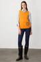 Women's Crew Neck Pocket and Collar Colorful Crochet Cashmere Sweater K.K. - 3