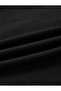 Seven Ribbon Printed Hooded Pocket Cotton Black Sweatshirt - 5