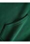 Blauer Usa Printed Hooded Pocket Cotton Green Sweatshirt - 4