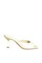 U654080909 Beige Heeled Women's Slippers - 5