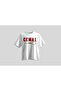 Tolga Turan Special Series Unisex Short Sleeve Cemal Pasha Printed White Black Tshirt