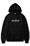 Gamer Printed Hooded Pocket Cotton Black Sweashirt