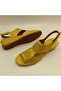 Calina Yellow Genuine Leather Handmade Sandals – Colorful Summer Style - 5