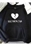 Xxx Tentacion Printed Hooded Pocket Inside Wool Black Sweatshirt