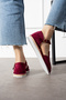 Genuine Suede Ultra Light Belt Detailed Buckle Women's Moccasin – Comfortable and Stylish Casual Shoes - 9