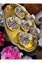 Esterhomedecor 6 Personality Hand Painting Pearlescent Porcelain Coffee Cup Set - 4